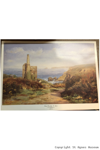 Wheal Friendly  Print by local artist Gwen Clay product photo